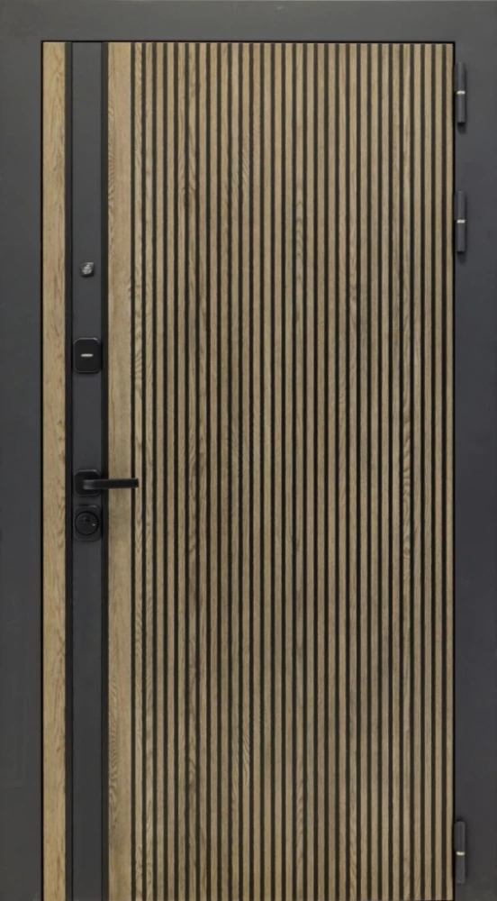 Входная дверь ДвериПРО Росна Гладкая Шарли светлый DPRO227923 внешняя сторона